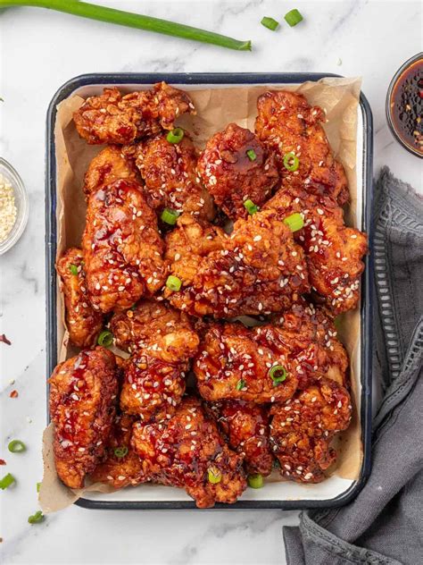 chanel chicken|Crispy Korean Fried Chicken Recipe .